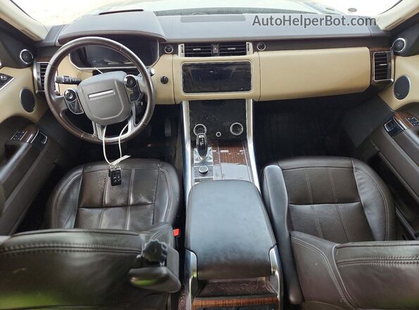 SALWR2RVXJA803512 2018 LAND ROVER RANGE Gray Вид панелі приладів