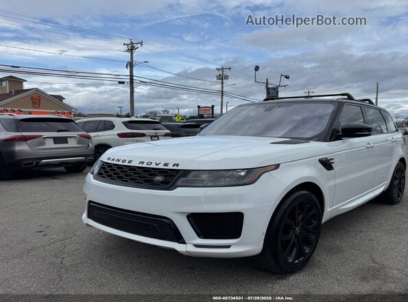 SALWR2SE0MA758093 2021 LAND ROVER RANGE ROVER SPORT Белый Передняя левая четверть