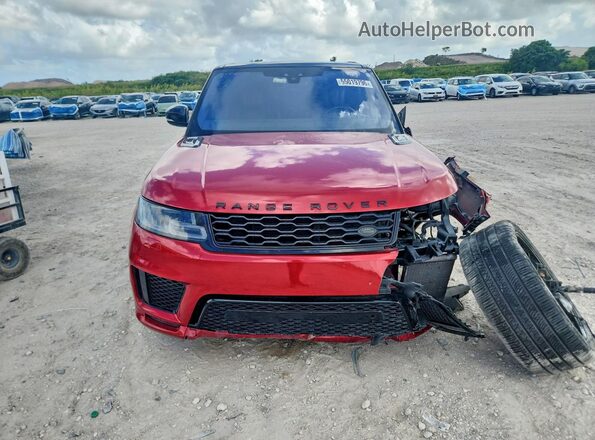 SALWR2SE4MA768237 2021 LAND ROVER RANGE Red Vista frontal