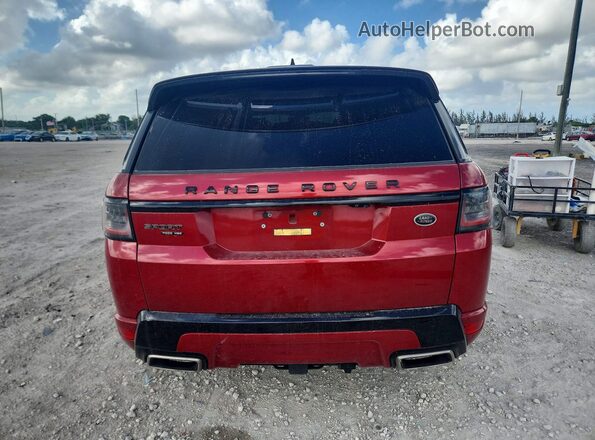 SALWR2SE4MA768237 2021 LAND ROVER RANGE Red Vista trasera