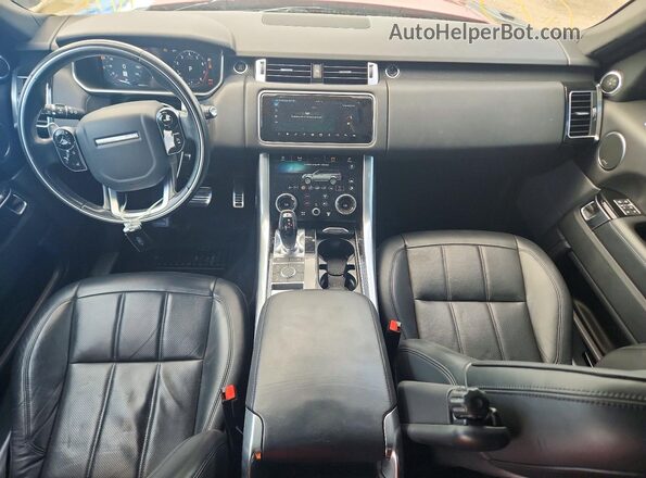 SALWR2SE4MA768237 2021 LAND ROVER RANGE Red Vista del salpicadero