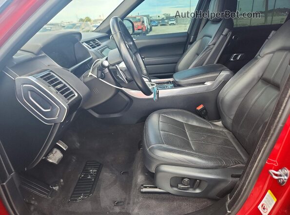 SALWR2SE4MA768237 2021 LAND ROVER RANGE Red Vista interior delantera