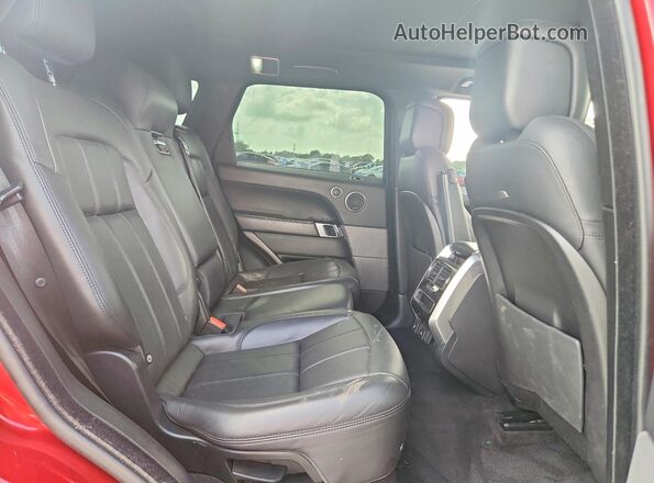 SALWR2SE4MA768237 2021 LAND ROVER RANGE Red Vista interior trasera