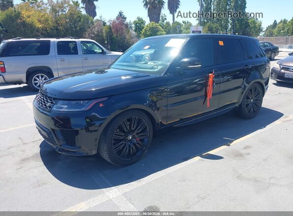 SALWR2SE5LA725380 2020 LAND ROVER RANGE ROVER SPORT Black Передня ліва чверть