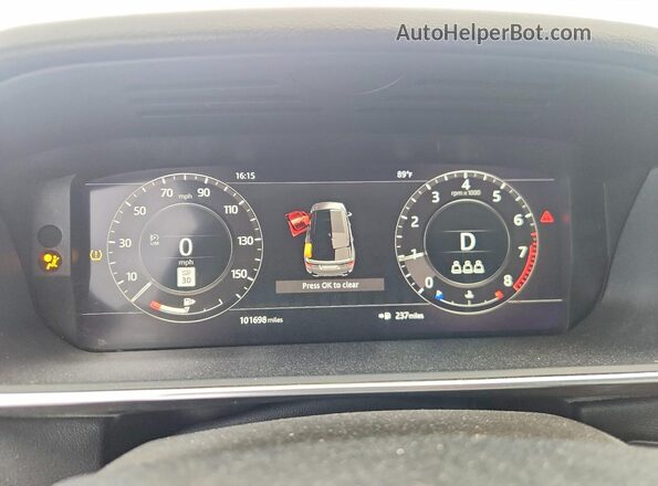 SALWR2SU1LA895386 2020 LAND ROVER RANGE Black ხელსაწყოთა პანელის ხედი