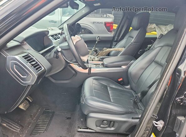 SALWR2SU1NA244231 2022 LAND ROVER RANGE Black Вид салону спереду
