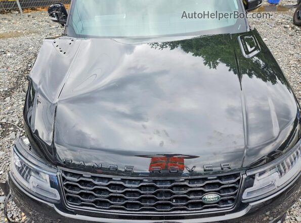 SALWR2SU1NA244231 2022 LAND ROVER RANGE Black Вид підкапотного простору