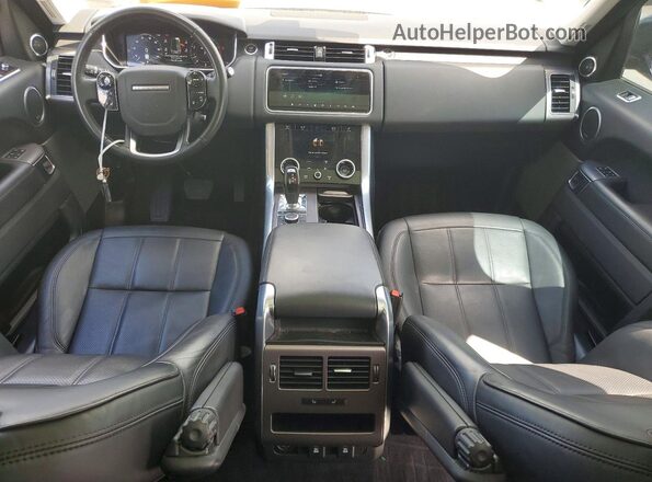 SALWR2SU5LA885332 2020 LAND ROVER RANGE Черный Вид панели приборов