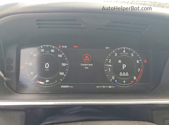 SALWR2SU5LA885332 2020 LAND ROVER RANGE Черный Вид щитка приборов