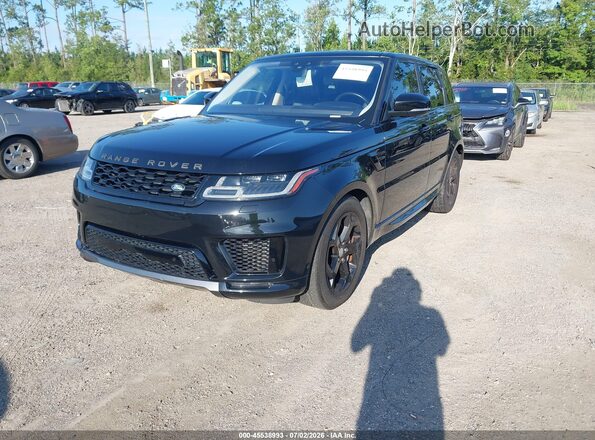 SALWR2SU5LA899263 2020 LAND ROVER RANGE ROVER SPORT Black წინა მარცხენა ხედი სამი მეოთხედიდან