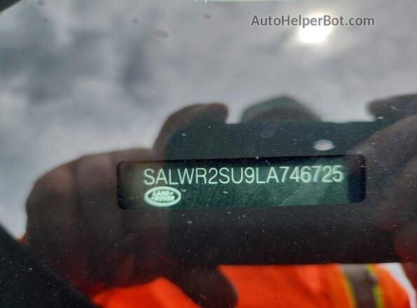 SALWR2SU9LA746725 2020 LAND ROVER RANGE Black VIN կոդի պիտակի տեսք