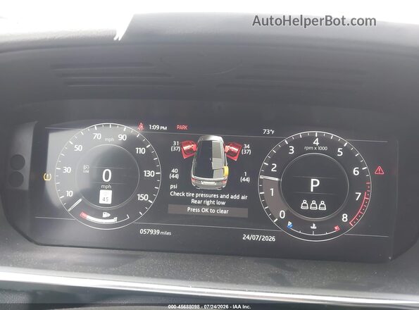 SALWR2SUXLA896407 2020 LAND ROVER RANGE ROVER SPORT White Vista de los asientos traseros