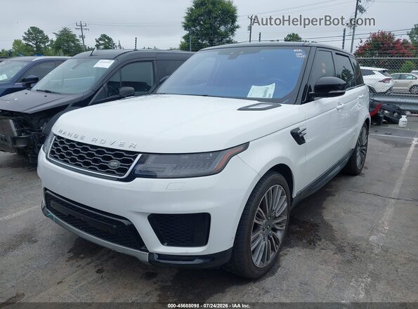 SALWR2SUXLA896407 2020 LAND ROVER RANGE ROVER SPORT White Vista tres cuartos delantera izquierda