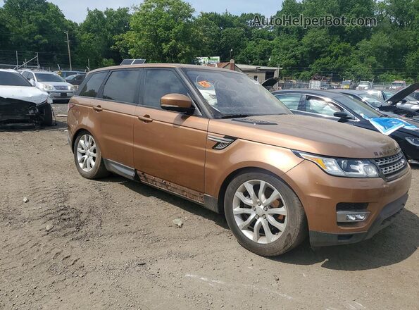 SALWR2VF0GA565662 2016 LAND ROVER RANGE Золотой Передняя правая четверть