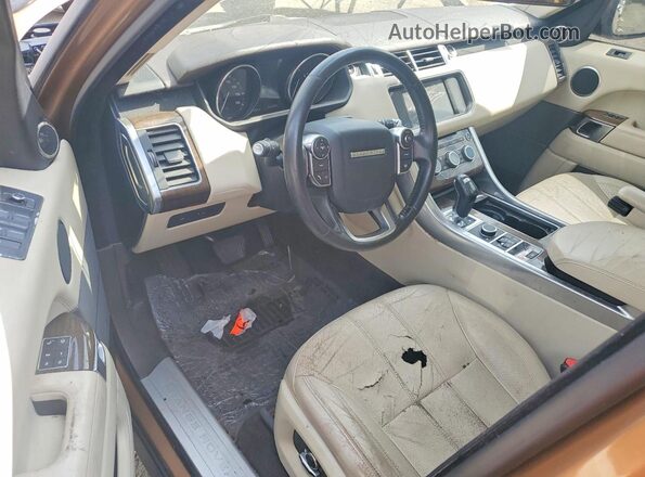 SALWR2VF0GA565662 2016 LAND ROVER RANGE Золотой Вид панели приборов