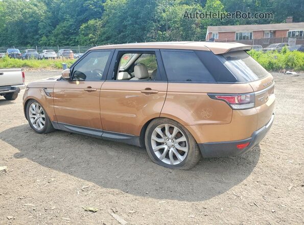 SALWR2VF0GA565662 2016 LAND ROVER RANGE Золотой Задняя левая четверть