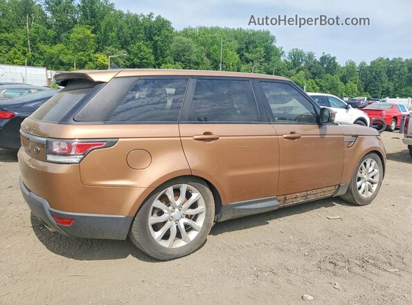 SALWR2VF0GA565662 2016 LAND ROVER RANGE Золотой Задняя правая четверть