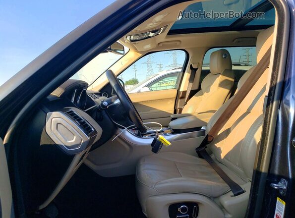 SALWR2VF2GA547387 2016 LAND ROVER RANGE Blue Вид салону спереду