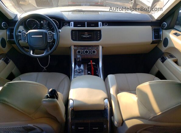 SALWR2VF2GA547387 2016 LAND ROVER RANGE Blue Вид панелі приладів