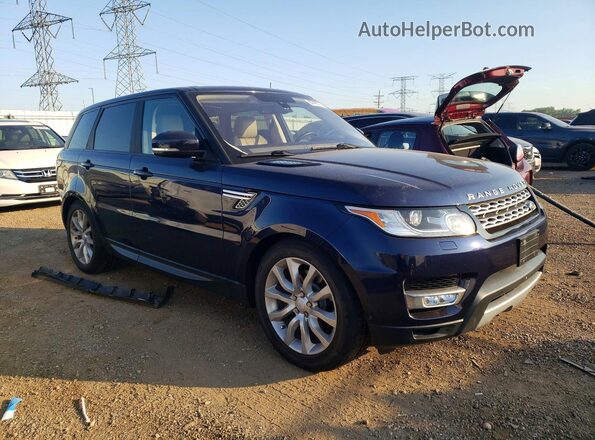 SALWR2VF2GA547387 2016 LAND ROVER RANGE Blue Передня права чверть