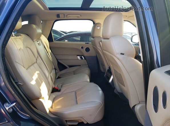 SALWR2VF2GA547387 2016 LAND ROVER RANGE Blue Вид задньої частини салону