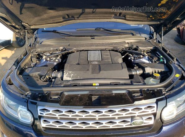 SALWR2VF2GA547387 2016 LAND ROVER RANGE Blue Вид підкапотного простору
