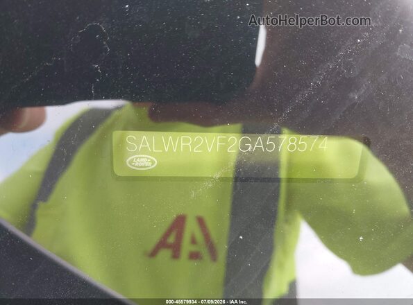 SALWR2VF2GA578574 2016 LAND ROVER RANGE ROVER SPORT Silver Вид підкапотного простору