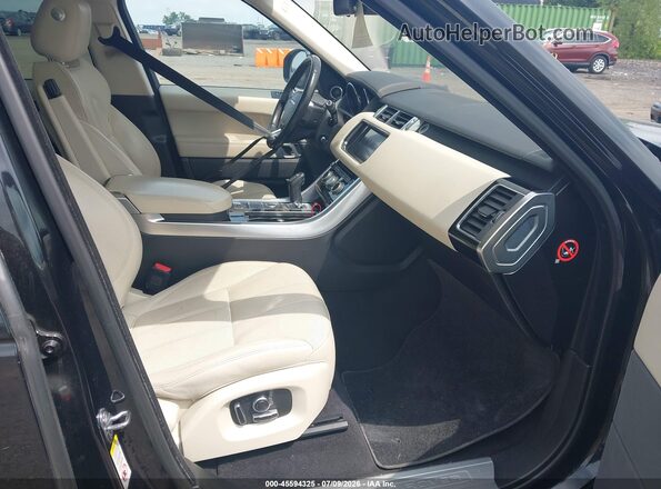 SALWR2VF2GA638532 2016 LAND ROVER RANGE ROVER SPORT Black Widok wnętrza z przodu