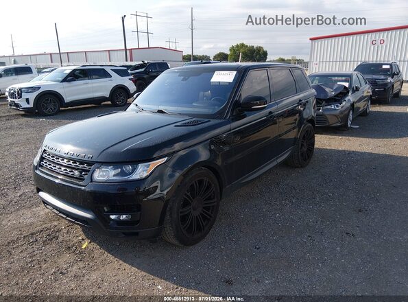 SALWR2VF3GA573593 2016 LAND ROVER RANGE ROVER SPORT Black Передня ліва чверть