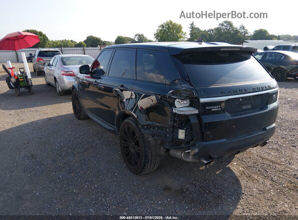 SALWR2VF3GA573593 2016 LAND ROVER RANGE ROVER SPORT Black Задня ліва чверть