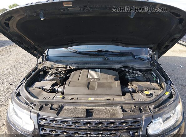 SALWR2VF3GA573593 2016 LAND ROVER RANGE ROVER SPORT Black Вид ззаду