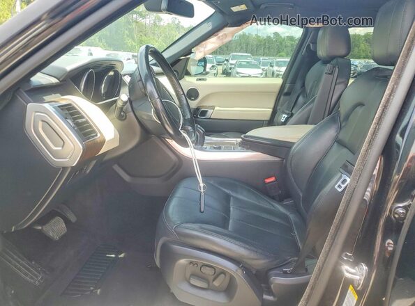 SALWR2VF5FA628883 2016 LAND ROVER RANGE Черный Вид салона спереди