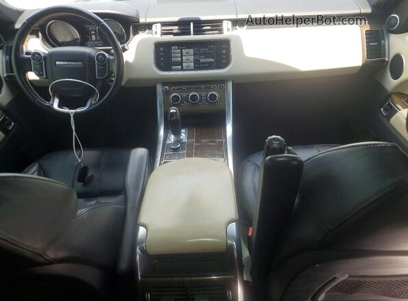 SALWR2VF5FA628883 2016 LAND ROVER RANGE Черный Вид панели приборов