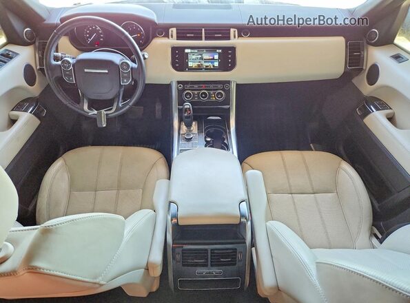 SALWR2VF5GA641425 2016 LAND ROVER RANGE Gray Вид панелі приладів