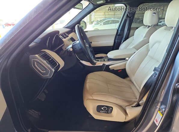 SALWR2VF5GA641425 2016 LAND ROVER RANGE Gray Вид салону спереду