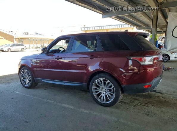 SALWR2VF5GA643790 2016 LAND ROVER RANGE Burgundy Задня ліва чверть