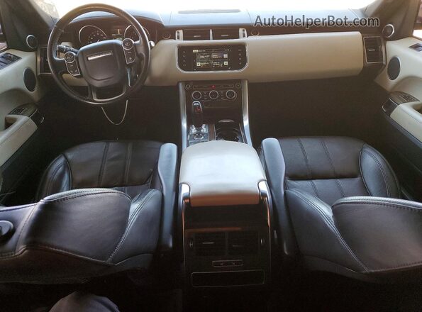 SALWR2VF5GA643790 2016 LAND ROVER RANGE Burgundy Вид панелі приладів