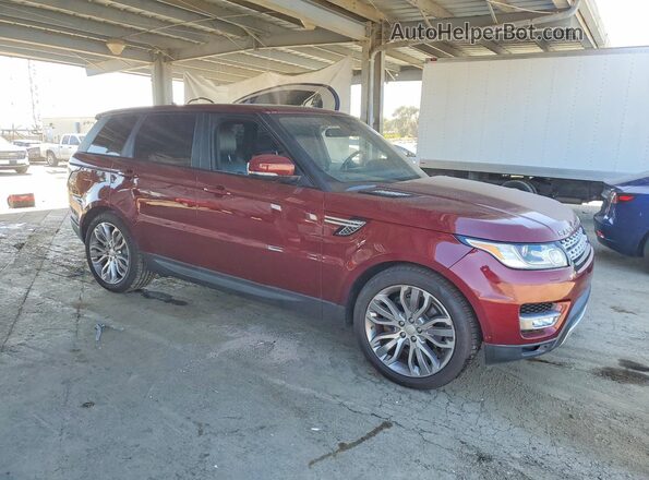 SALWR2VF5GA643790 2016 LAND ROVER RANGE Burgundy Передня права чверть