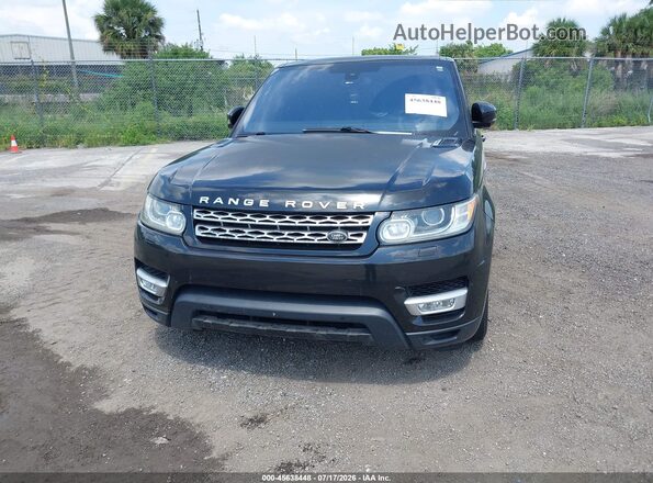 SALWR2VF7GA548213 2016 LAND ROVER RANGE ROVER SPORT Black Դիմացի տեսք
