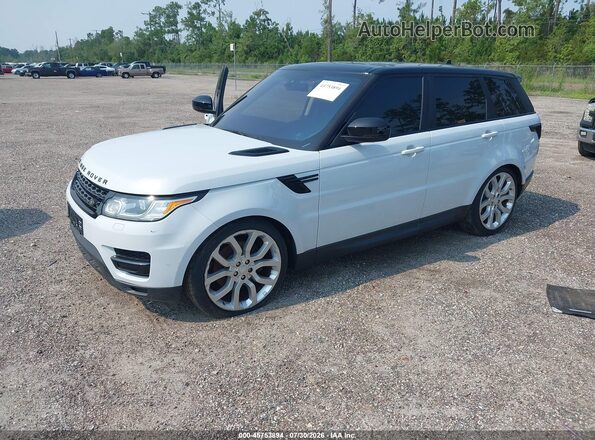 SALWR2VF8GA544672 2016 LAND ROVER RANGE ROVER SPORT Белый Передняя левая четверть