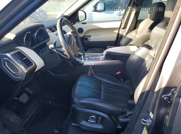 SALWR2VF9GA648328 2016 LAND ROVER RANGE Gray Widok wnętrza z przodu