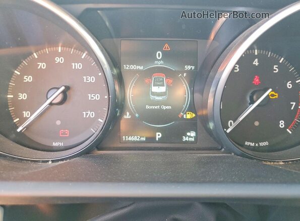 SALWR2VF9GA648328 2016 LAND ROVER RANGE Gray Widok zestawu wskaźników