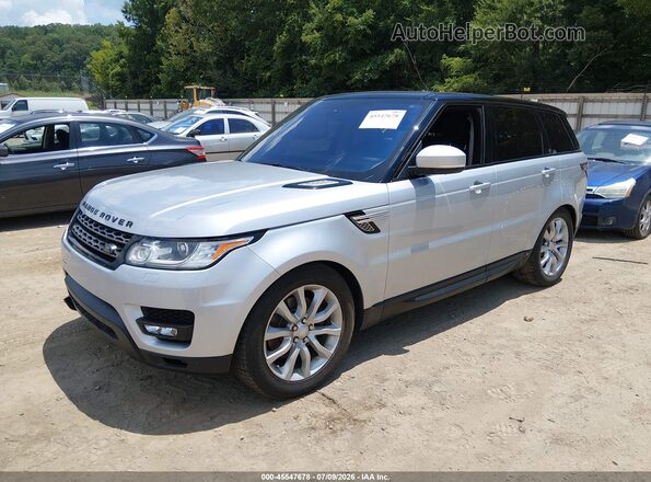 SALWR2VFXGA642618 2016 LAND ROVER RANGE ROVER SPORT Silver წინა მარცხენა ხედი სამი მეოთხედიდან