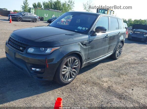 SALWS2PF6GA599378 2016 LAND ROVER RANGE ROVER SPORT Black Przód lewy