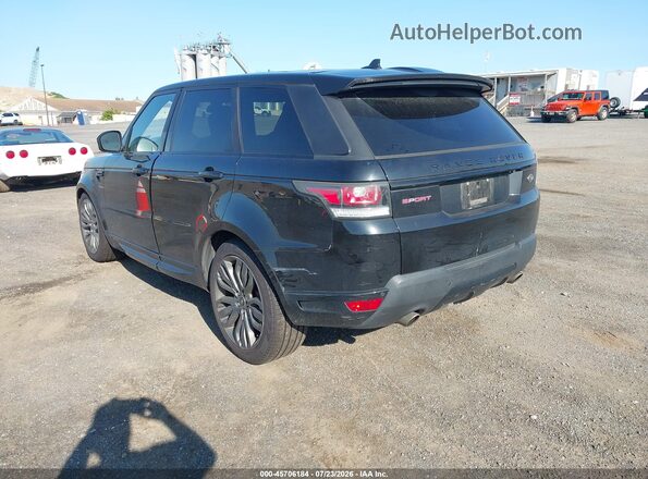 SALWS2PF6GA599378 2016 LAND ROVER RANGE ROVER SPORT Black Tył lewy