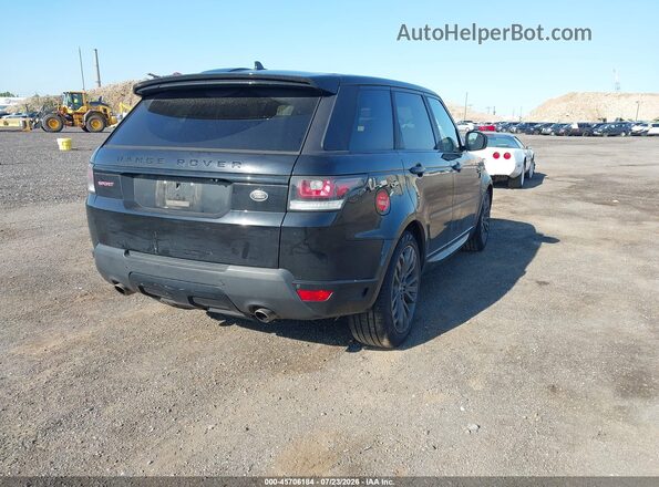 SALWS2PF6GA599378 2016 LAND ROVER RANGE ROVER SPORT Black Tył prawy