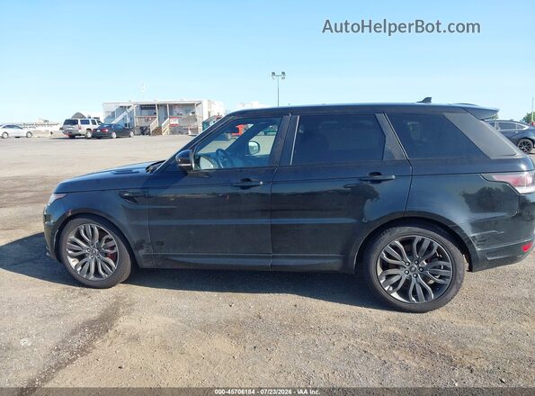SALWS2PF6GA599378 2016 LAND ROVER RANGE ROVER SPORT Black Widok wnętrza 360 stopni