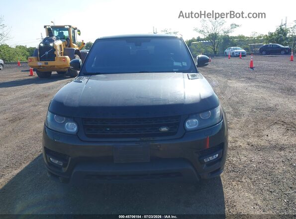 SALWS2PF6GA599378 2016 LAND ROVER RANGE ROVER SPORT Black Widok zestawu wskaźników