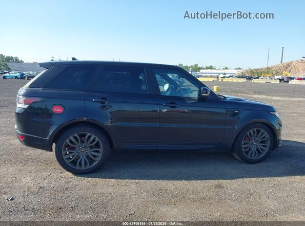 SALWS2PF6GA599378 2016 LAND ROVER RANGE ROVER SPORT Black Widok wnętrza z tyłu