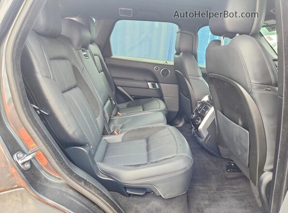 SALWS2RU1MA749744 2021 LAND ROVER RANGE Черный Вид задней части салона